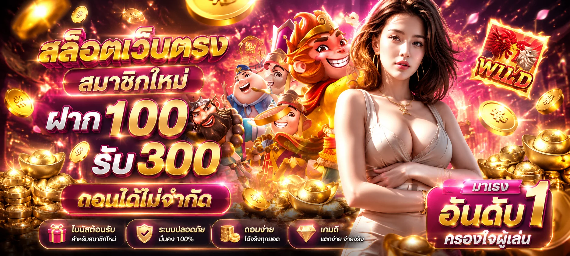 สล็อตออนไลน์ PG BOMB รวมเกมค่าย PGSOFT แตกง่าย